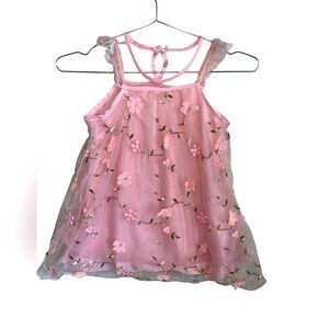 Pretty Girl's Pink Dress**